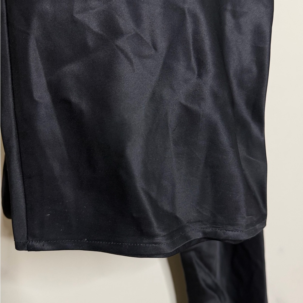 Reformation Black Vida Satin low rise Pants - Picture 9 of 9